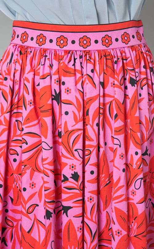 リリープリン卜ギャザースカート