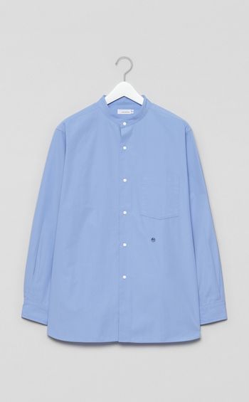 バンドカラーウインドシャツ