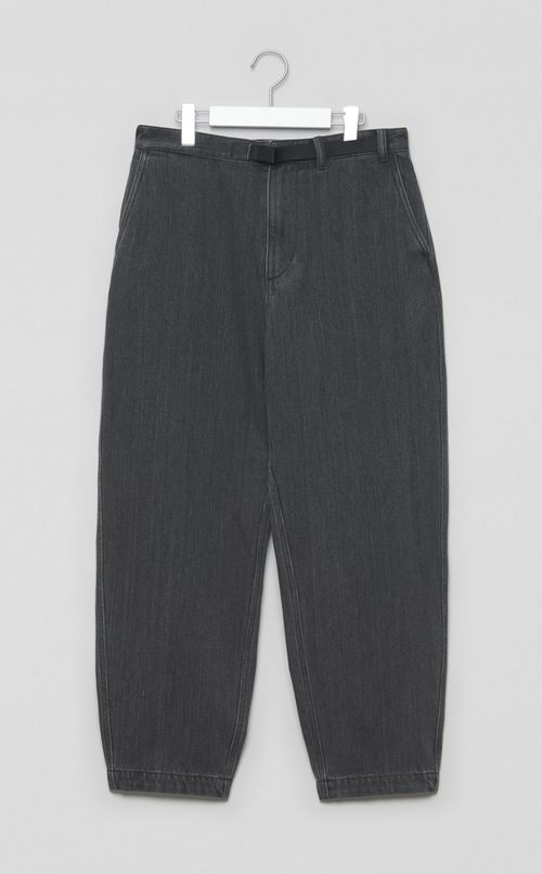 デニムワイドテーパードフィールドパンツ