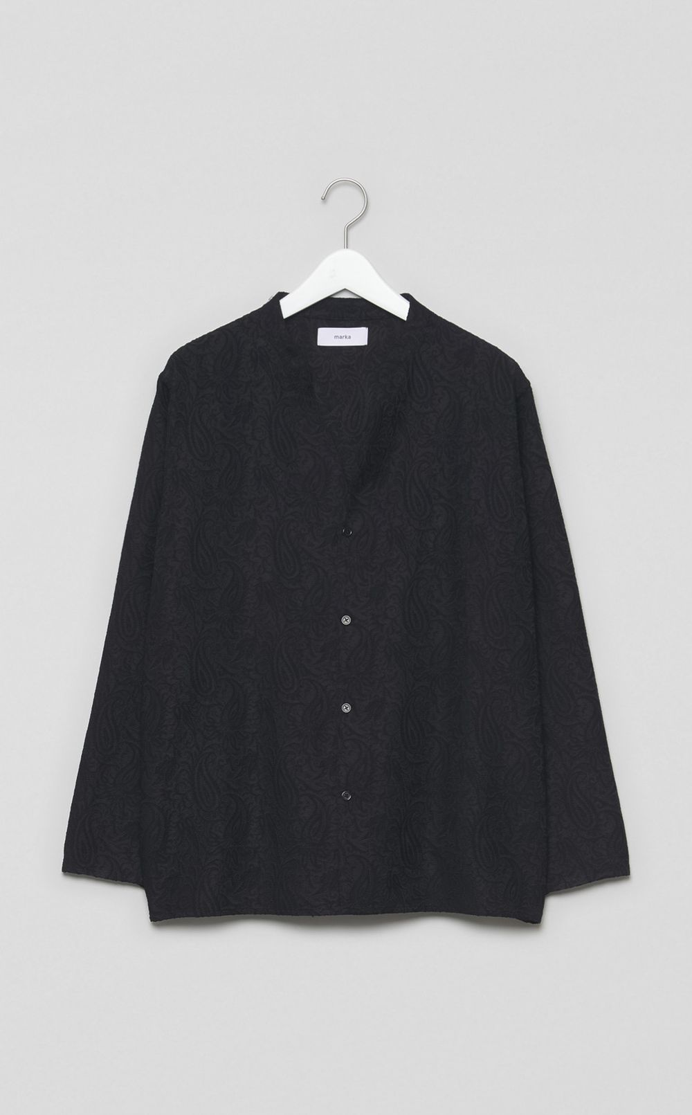 バンドカラースキッパーシャツ