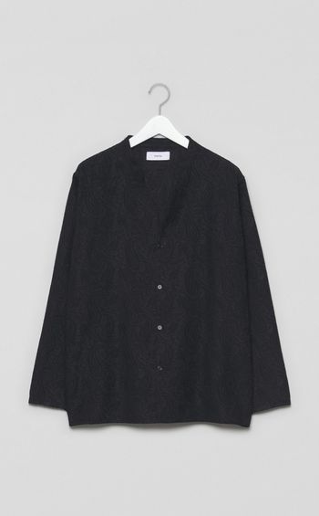 バンドカラースキッパーシャツ