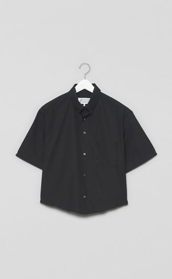 ショートスリーブクロップドシャツ