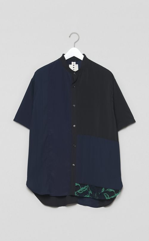 【reADdress】リメイクスタンドカラーシャツ