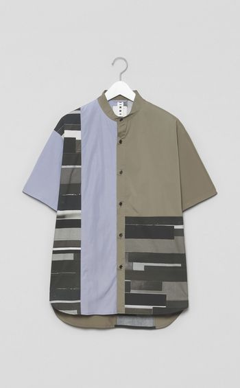 【reADdress】リメイクスタンドカラーシャツ