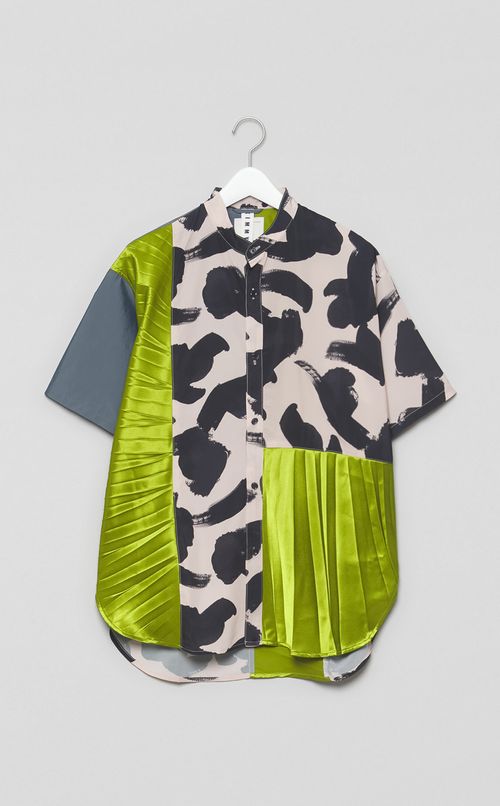 【reADdress】リメイクスタンドカラーシャツ