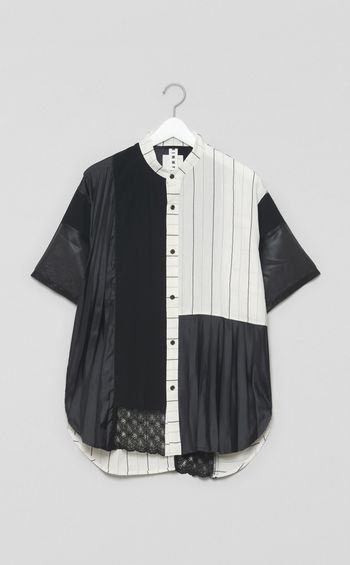 【reADdress】リメイクスタンドカラーシャツ