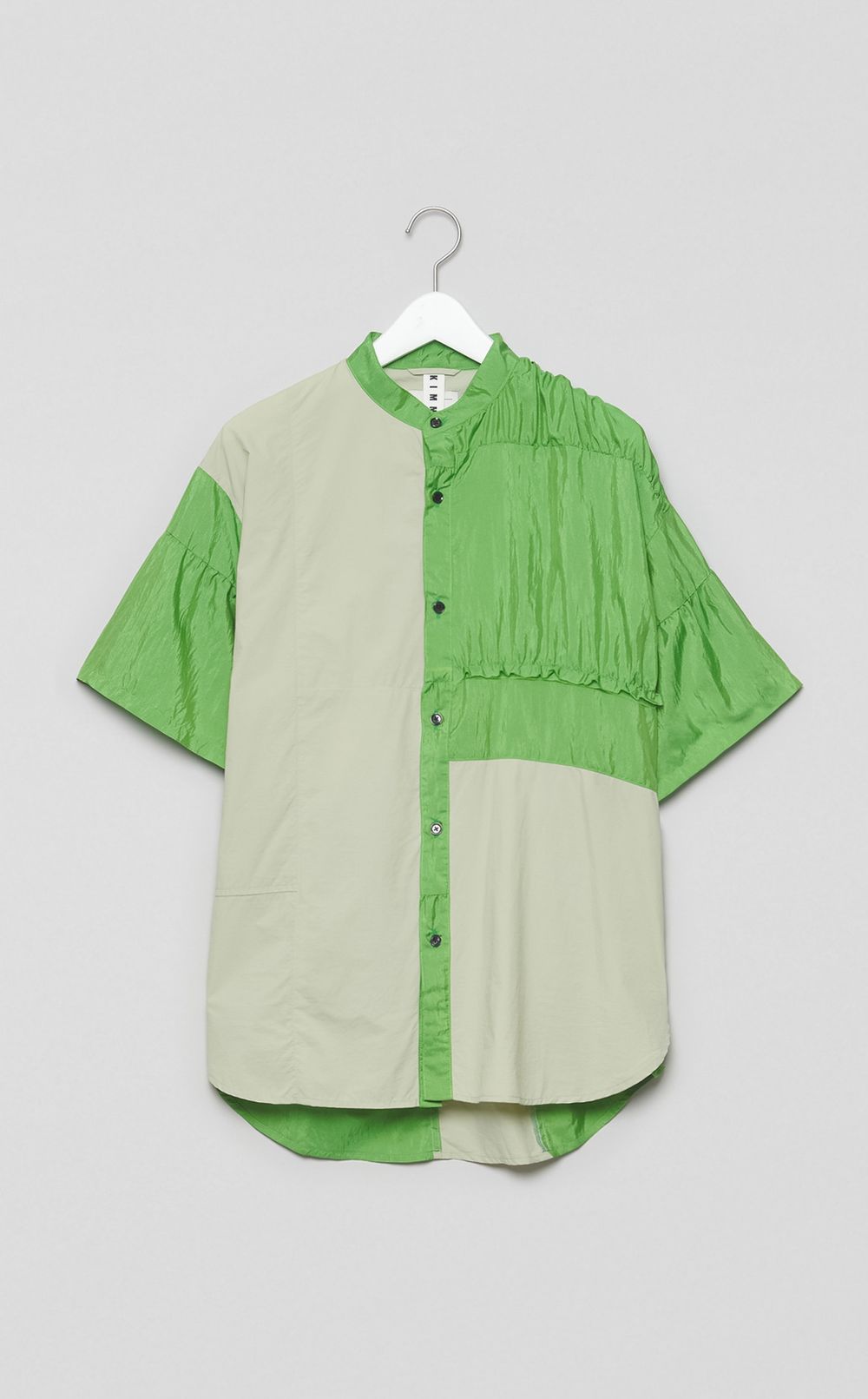 【reADdress】リメイクスタンドカラーシャツ