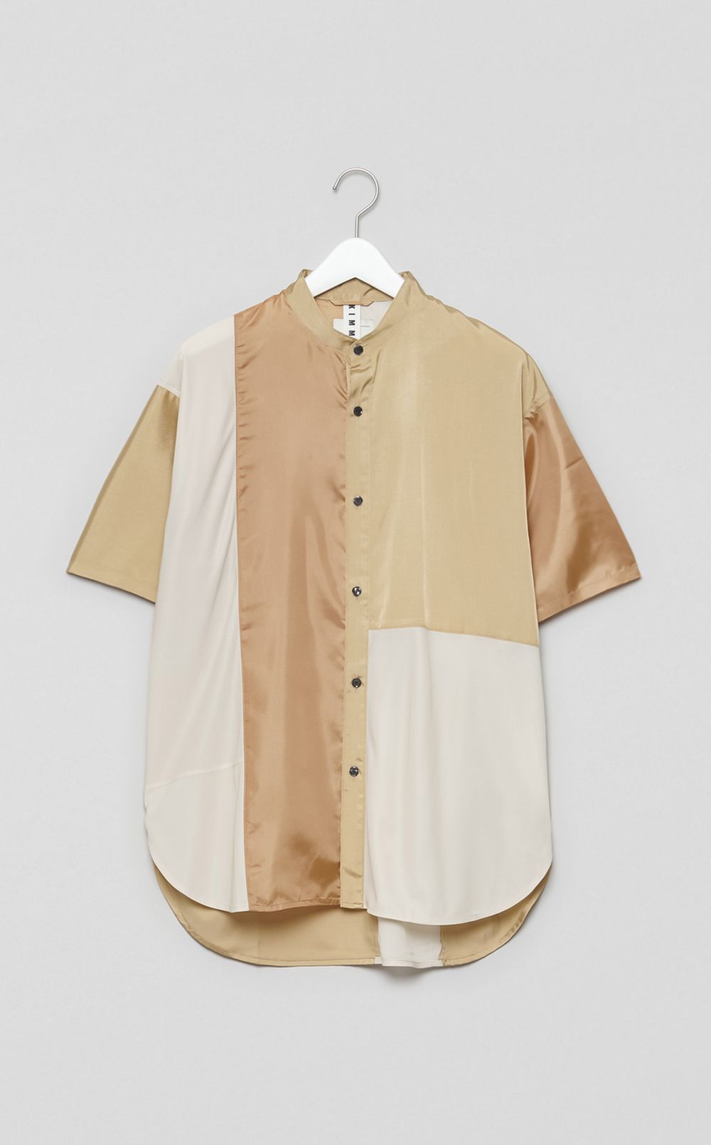 【reADdress】リメイクスタンドカラーシャツ