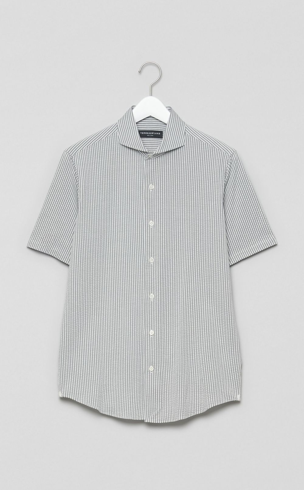 コットンポリエステルニットシャツ