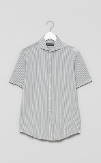 コットンポリエステルニットシャツ