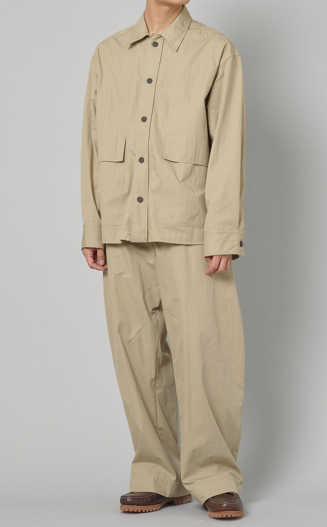 STUDIO NICHOLSON シャツ 新品未使用 Mサイズ　定価42120円　スタジオニコルソン 未使用studio nicholson シャツジャケット STUDIO NICHOLSON