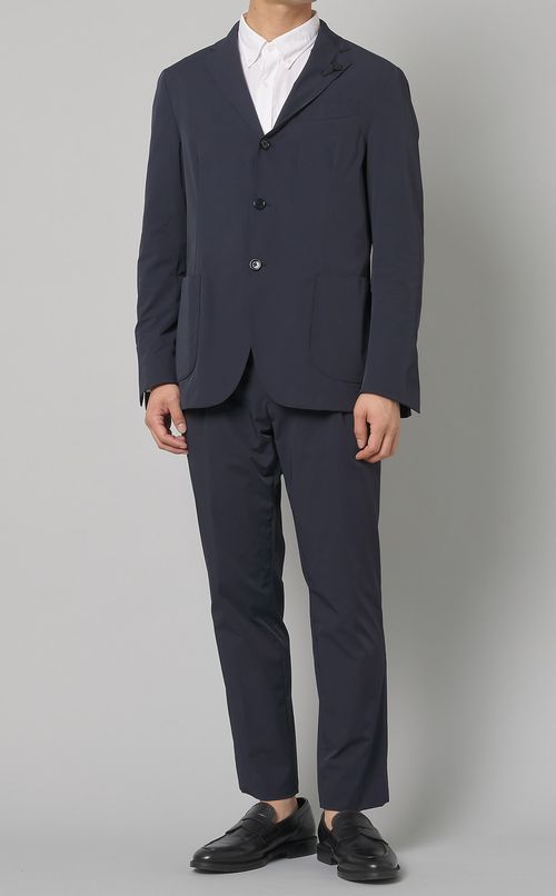 ナイロンストレッチ3B2パッチジャケット