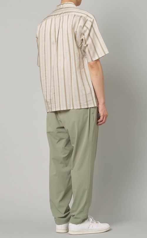 エアファインストライプオープンシャツ