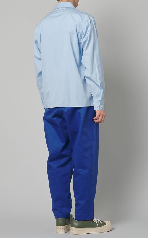 ロゴジップアップシャツ