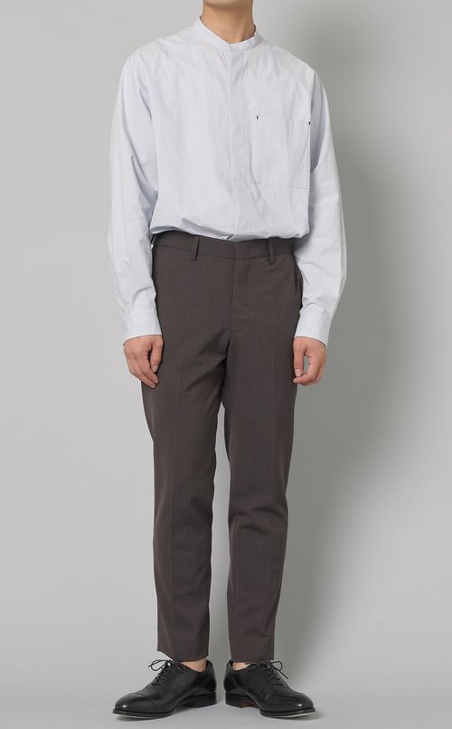 ウェザーバンドカラーシャツ