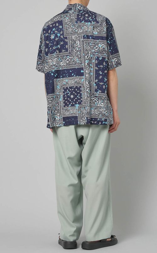 バンダナプリントショートスリーブシャツ