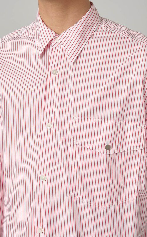 コットンレギュラーカラーシャツ