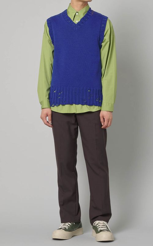 コットンポプリンロゴシャツ