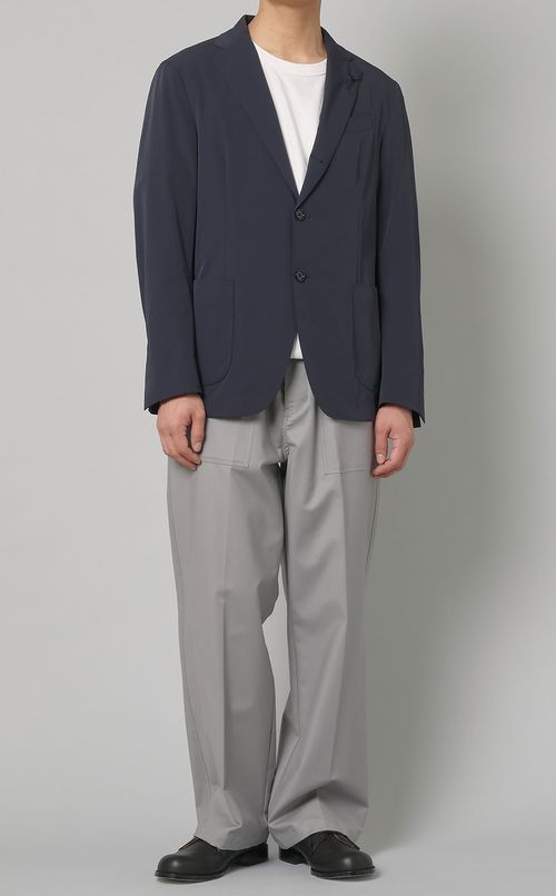 ナイロンストレッチ3B2パッチジャケット