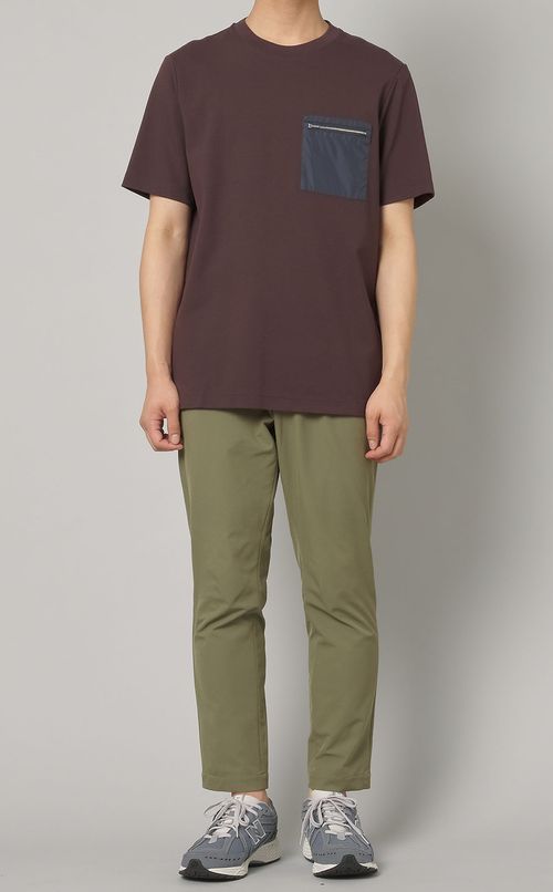 リレージャージージップTシャツ