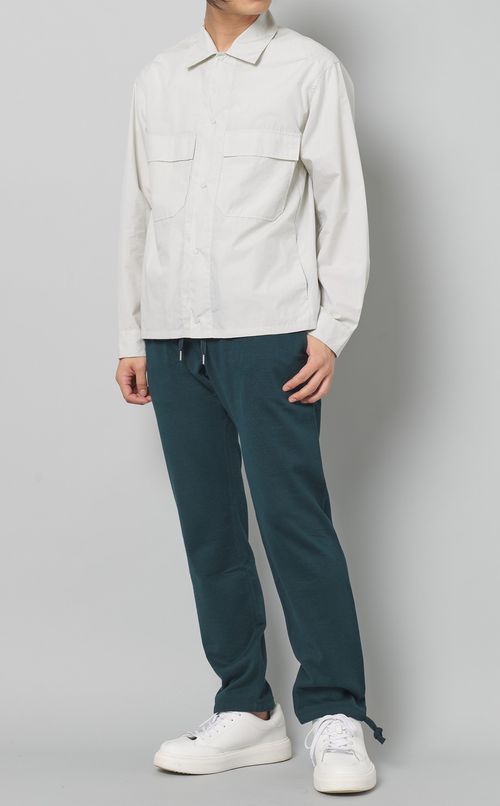 シャンブレーシャツブルゾン