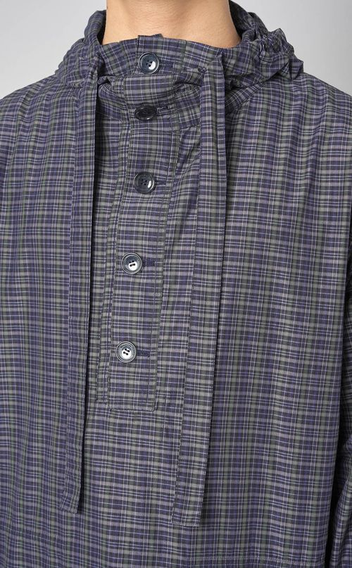 チェックアノラックシャツ