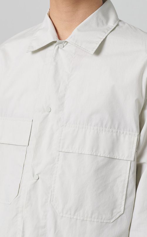 シャンブレーシャツブルゾン