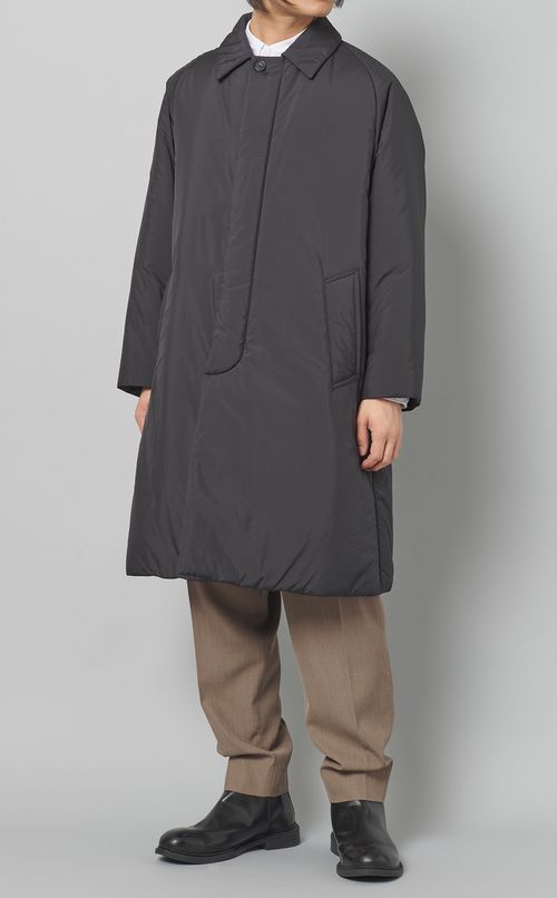 パデッドステンカラーコート