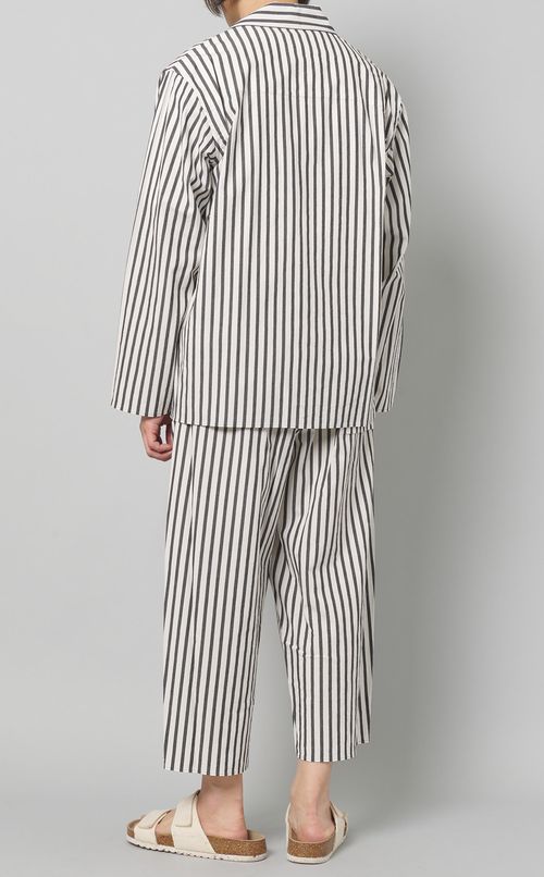 ストライプパジャマシャツ