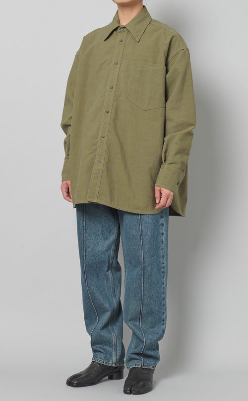 キャンバスビッグシャツ