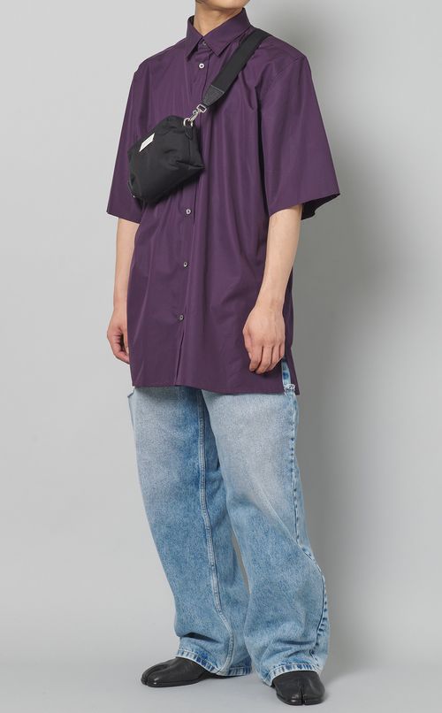 コットンポプリンショートスリーブシャツ