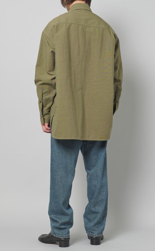 キャンバスビッグシャツ