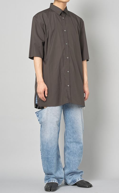 サイドスリット5ポケットデニムパンツ