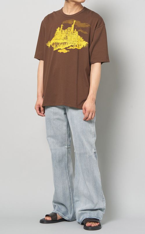 ランドスケーププリントTシャツ