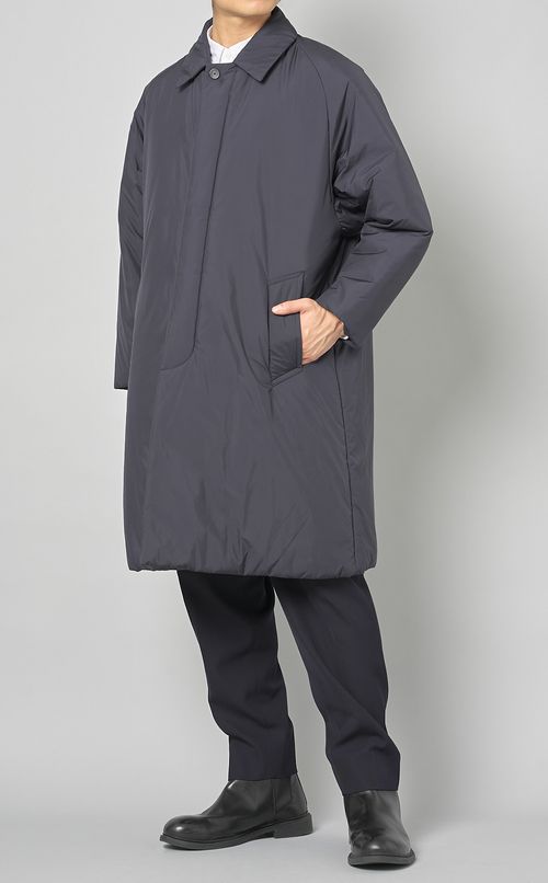 パデッドステンカラーコート