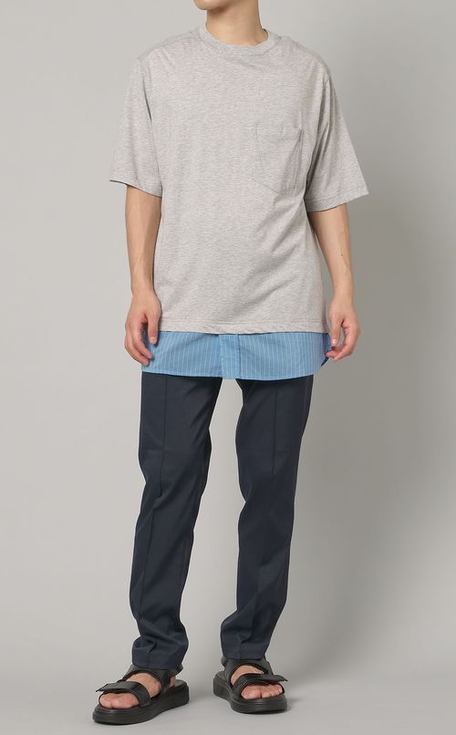 シャツレイヤードTシャツ
