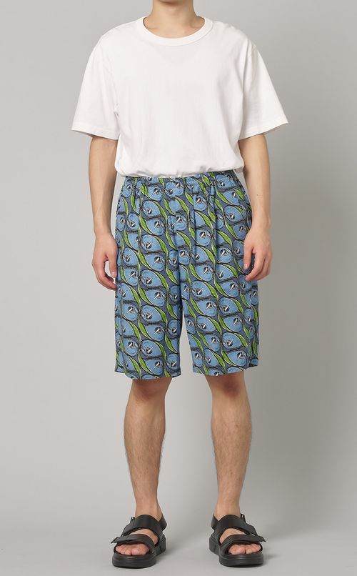 バティックプリントショートパンツ