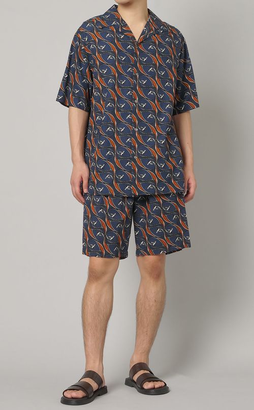 バティックプリントショートパンツ