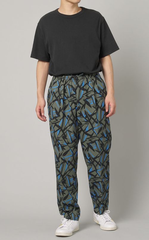 バティックプリントイージーパンツ