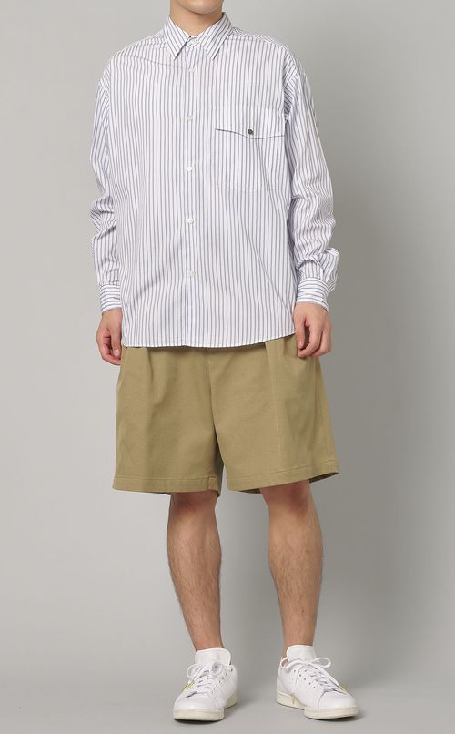 コットンレギュラーカラーシャツ