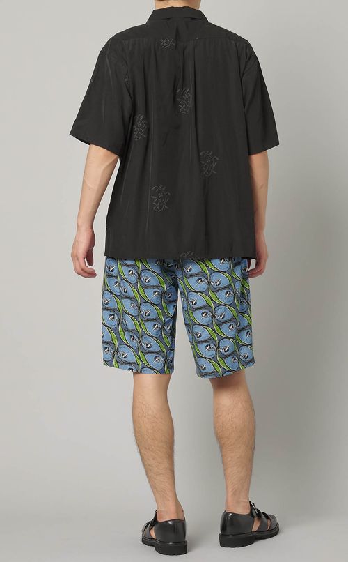 エンブロイダリーオープンカラーシャツ