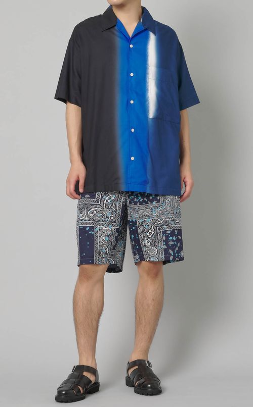 マルチカラーショートスリーブシャツ