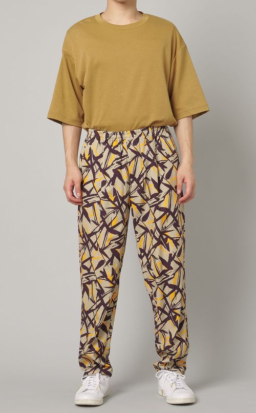 バティックプリントイージーパンツ