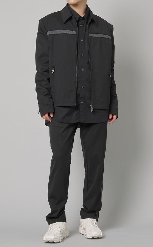 バイカラーブルゾン