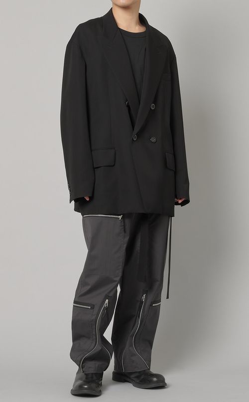 4ボタンダブルジャケット