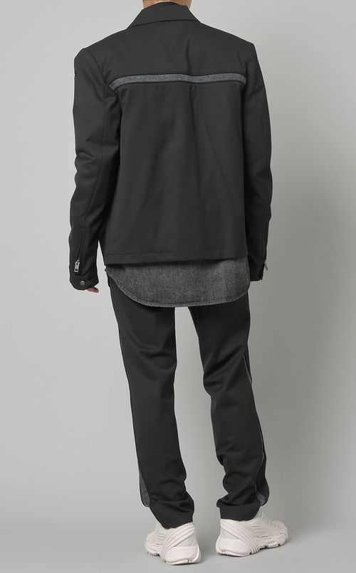 バイカラーブルゾン