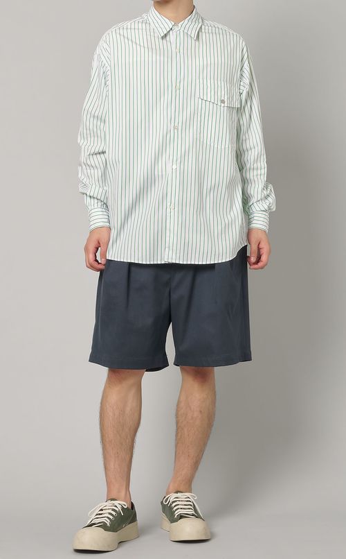 コットンレギュラーカラーシャツ