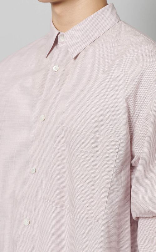 チェックワイドレギュラーシャツ