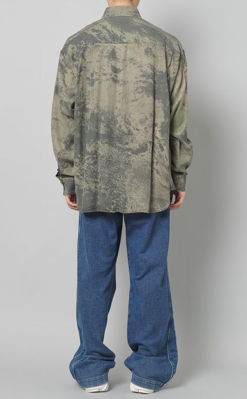 テンセルツイルプリントシャツ