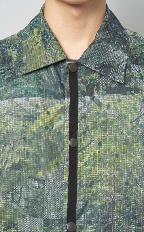 フォレストプリントコーチジャケット